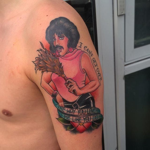 Jodie Marsh finally covers up Freddie Mercury tattoo  Metro News