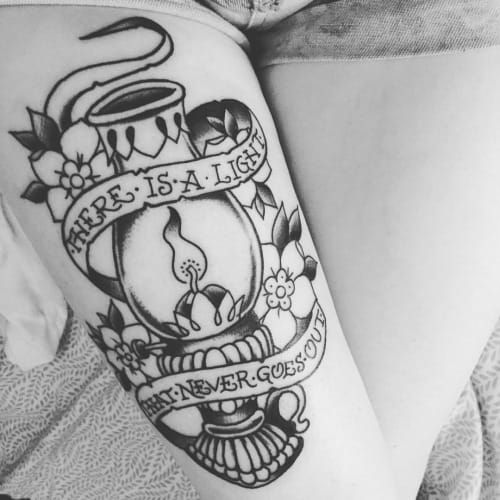 Thigh Tattoo / Good Clean Fun Tattoo