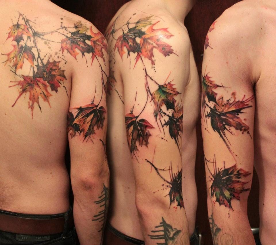 59 Glorious Autumn Tattoos