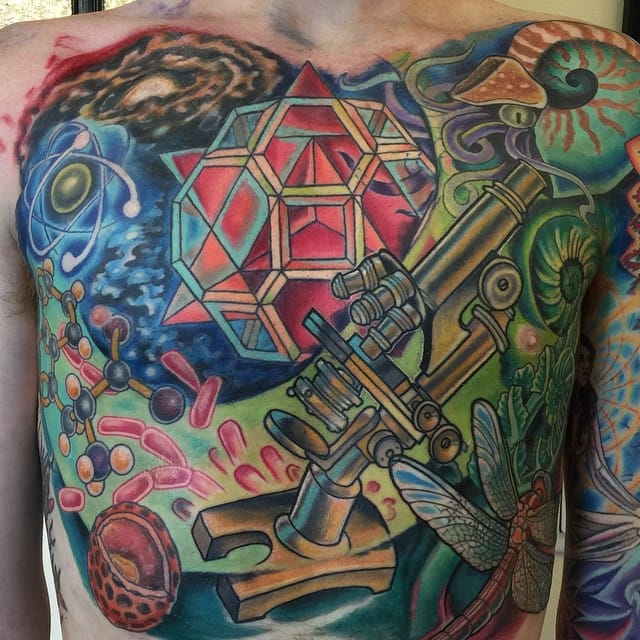 Science-Inspired tattoo by Jamie Santos