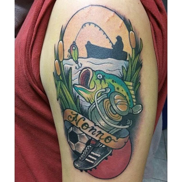 Tattoo of the Week Gone Fishing  Independent Tattoo  Delawhere