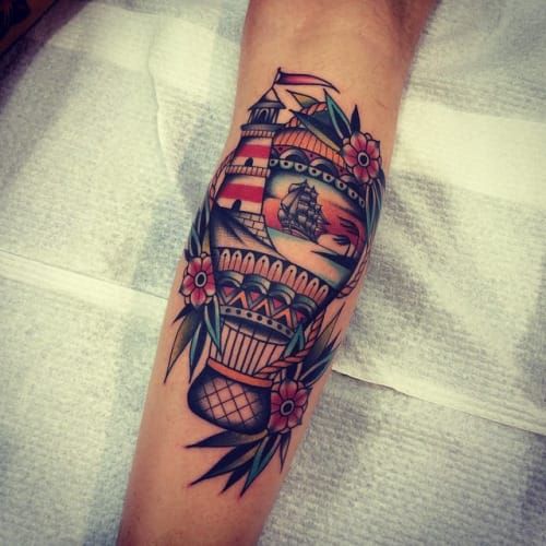 Gypsy Tattoo on Twitter Wicked hot air balloon done by Cherese Farmer  httpstcoMLovouXoCa  Twitter