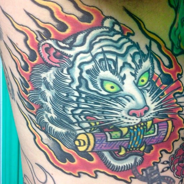14 Magnificent White Tiger Tattoos • Tattoodo
