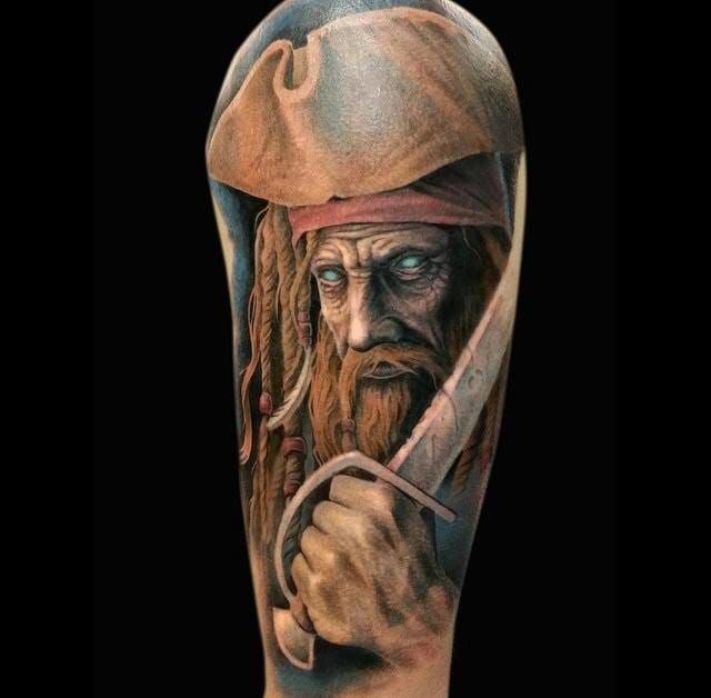 Pin on Amazing Pirate Tattoos