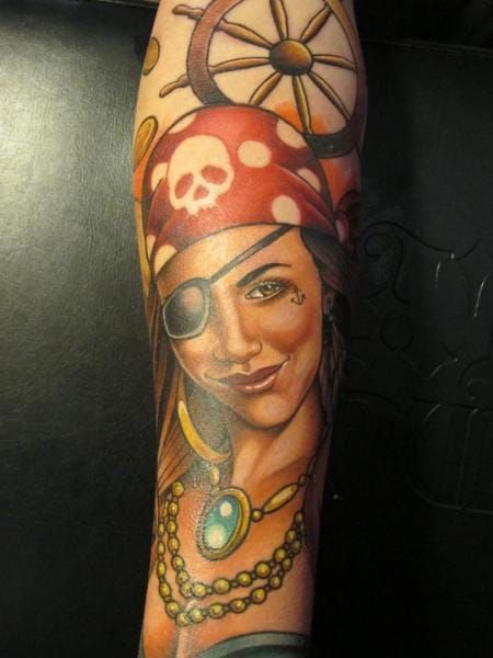 PirateThemed Tattoo Ideas Skulls Ships and More  TatRing