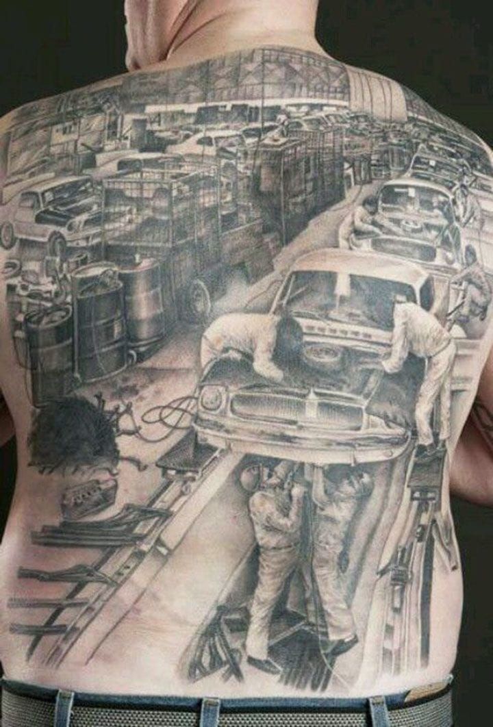 Top more than 74 old car tattoo best - in.cdgdbentre