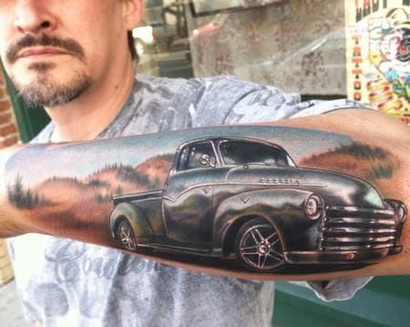 16 Classic Vintage Car Tattoos • Tattoodo