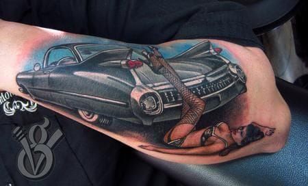 16 Classic Vintage Car Tattoos  Tattoodo