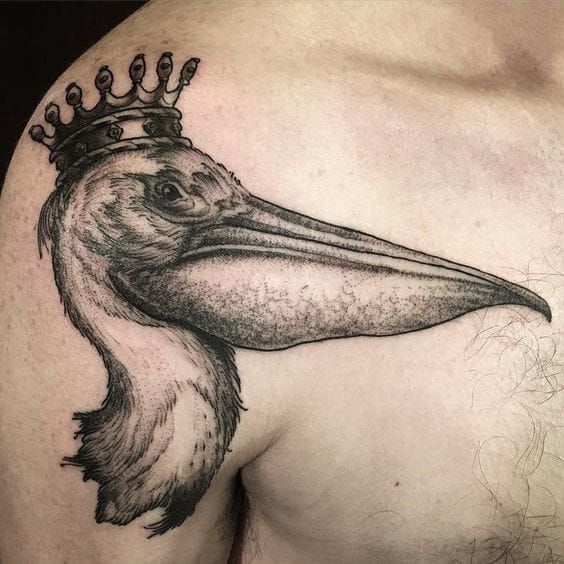 Pelican by Paul Nolin TattooNOW