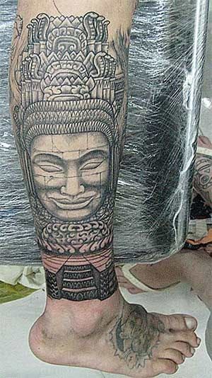 cambodian temple tattoo