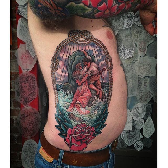 Rock of Ages Tattoo by Kristina Elin