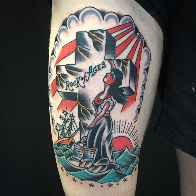 Tattoo by Scott Shannon #rockofages
