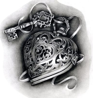 20 Heart-Shaped Locket Tattoos