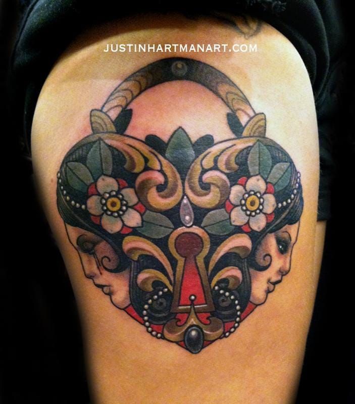 Beautiful heart locket composition by Justin Hartman