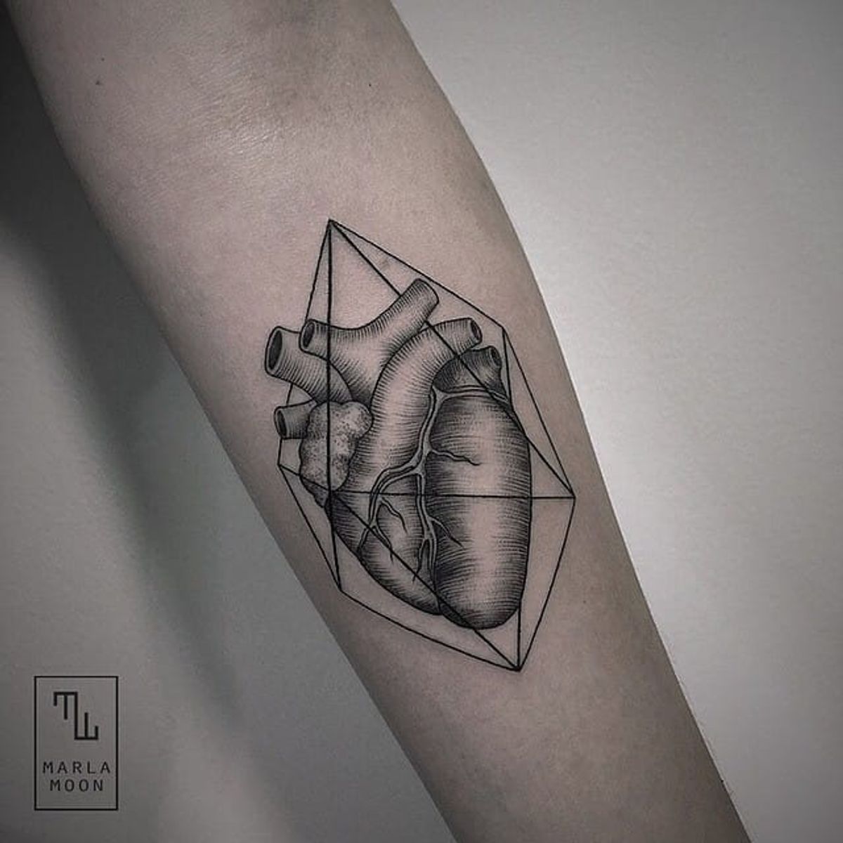 cool heart tattoo drawing