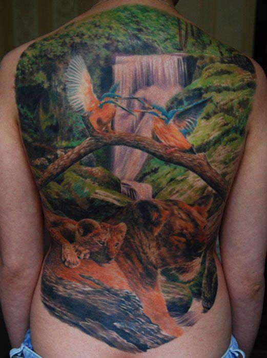 Waterfalls Skull Tattoo  Best Tattoo Ideas Gallery