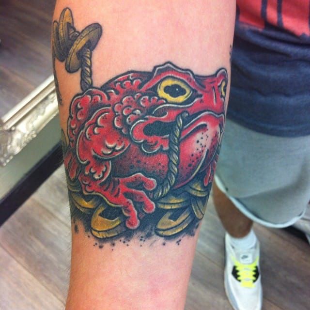 Jason kim on Instagram Money Frog handjob inkfiend tattoomoneyfrog