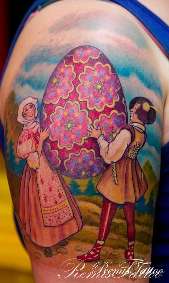 Tattoo Easter Eggs DIY  How to make Tattoo Easter Eggs  Ali Coultas   YouTube