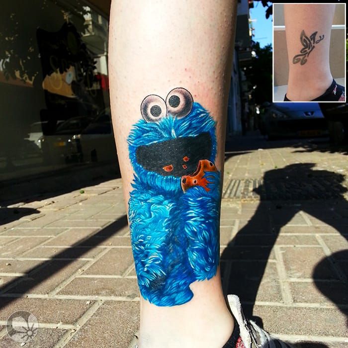 Cookie Monster by Troy Radecki TattooNOW