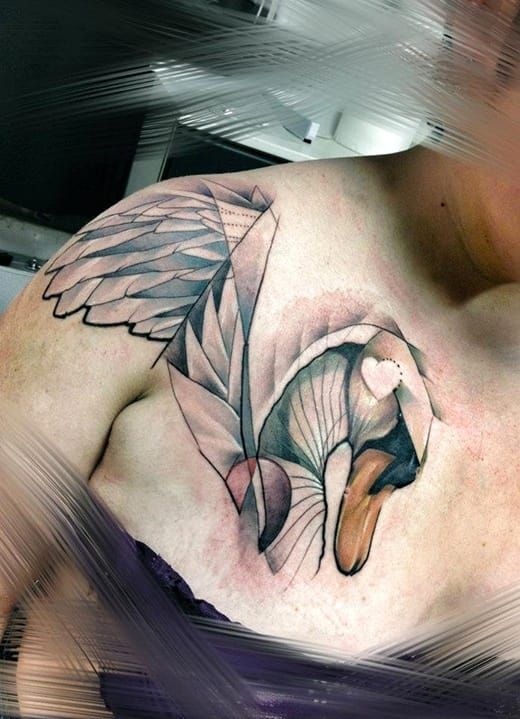 25 Flying Duck Tattoos