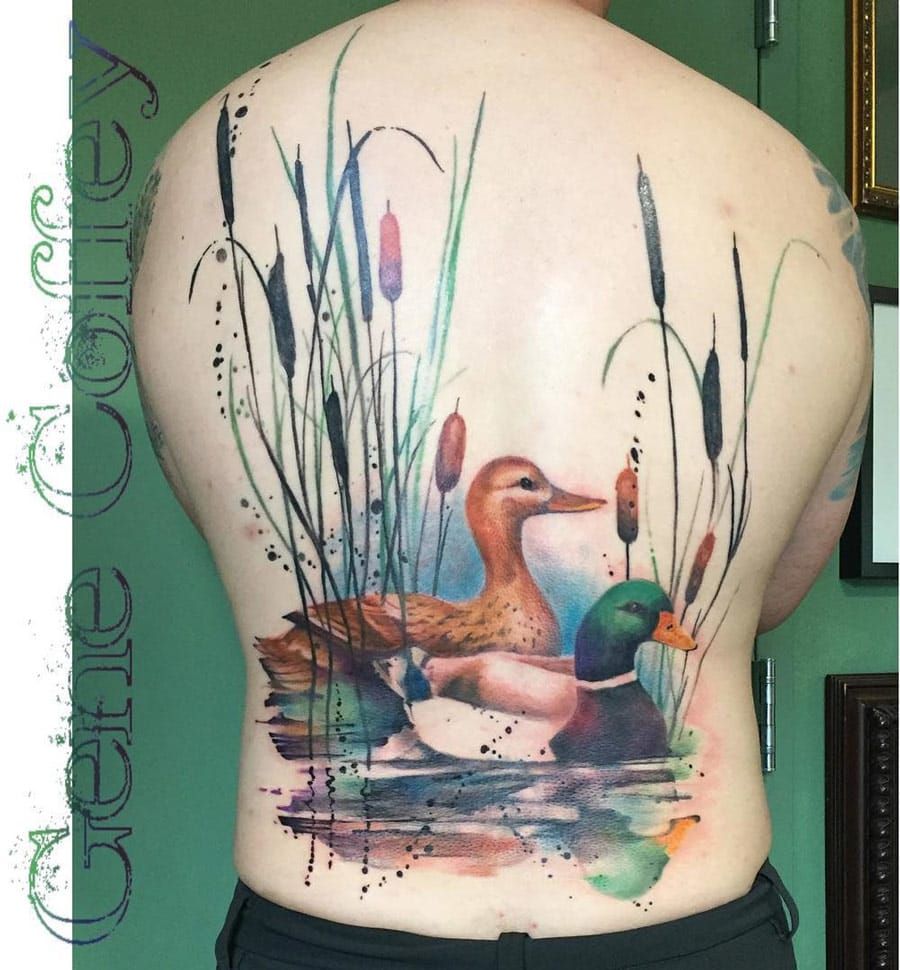 Wood duck by Marc Skiles  Duck tattoos Tattoos Tattoo artists