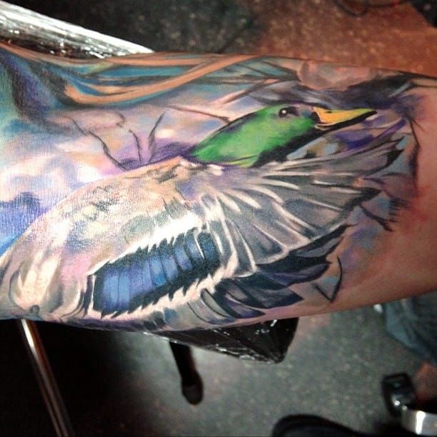 Duck Tattoo artist Goose Catfish Tattoo Designs ink branch galliformes  png  PNGWing