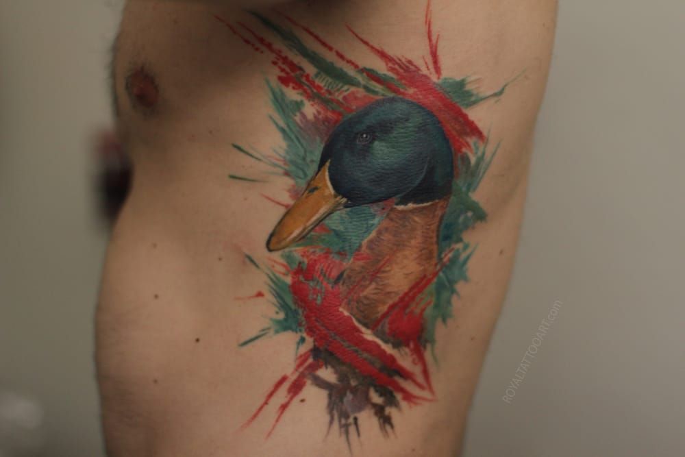 My Wood Duck  Nature tattoo sleeve Leg tattoos Sleeve tattoos
