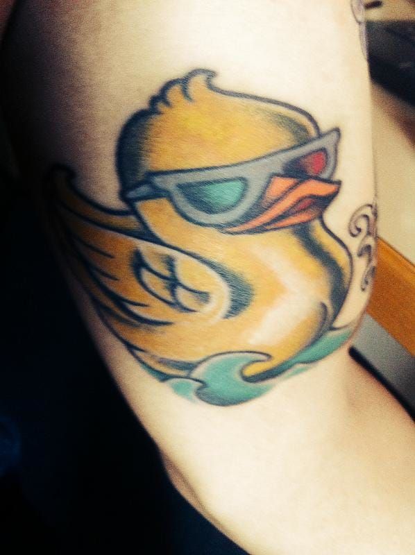Rubber Duck 3D Glasses by Jon Longstaff