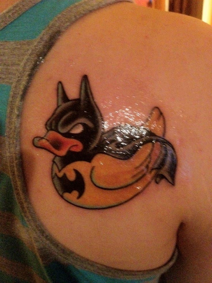 Devil Duck Tattoo Design