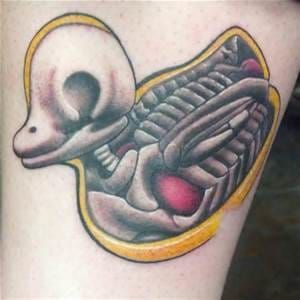 Anatomy Rubber Duck found on 3d-hd-tattoos.com