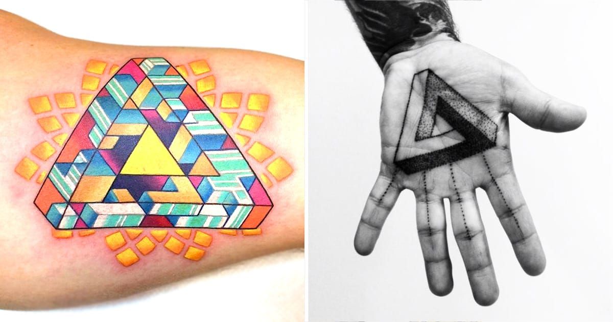 10 Trippy Penrose Triangle Tattoos • Tattoodo 10 Trippy Penrose Triangle Tattoos • Tattoodo