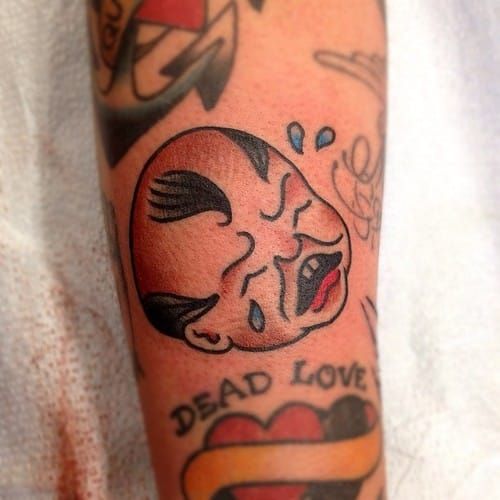 8 Cute & Cuddly Crying Baby Tattoos • Tattoodo