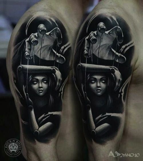 Creepy piece by A.D. Pancho.