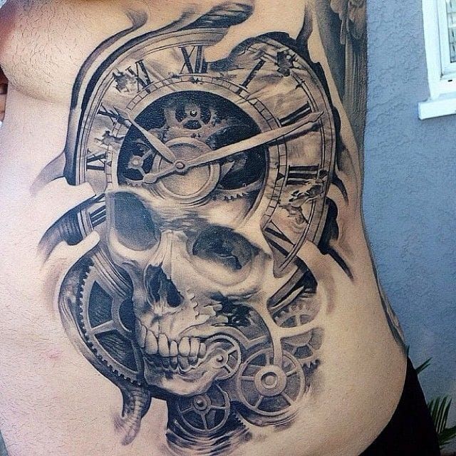 Great skull by Josh Duffy.
