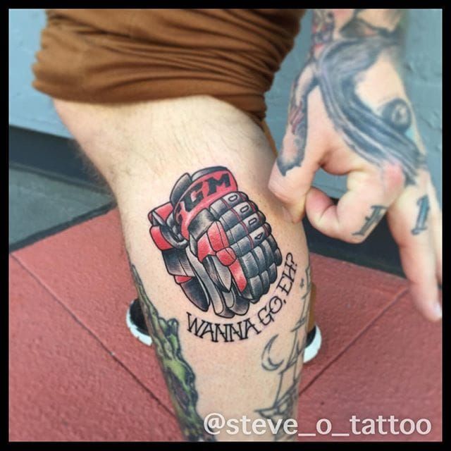 Tattoo uploaded by Petar Velhes  Hockey tattoo  Tattoodo