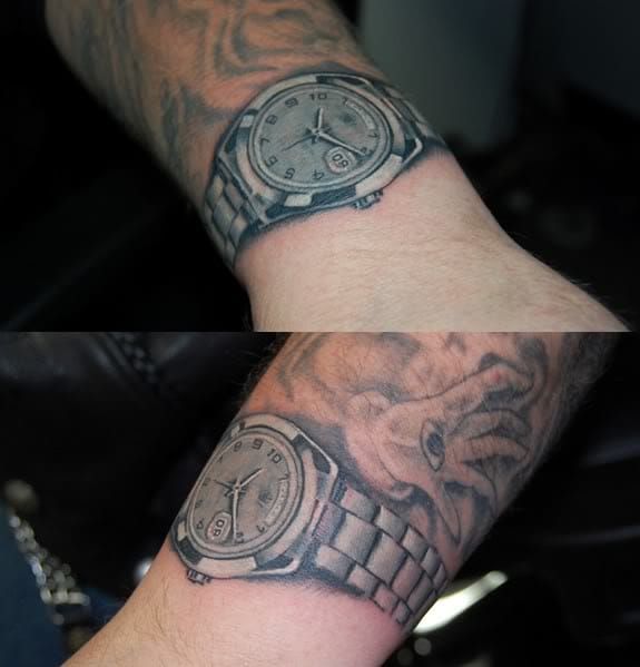Who wants a real Rolex when you can have a Rolex tattoo????