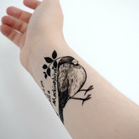 11 To kill a mockingbird tattoo ideas  mockingbird tattoo to kill a  mockingbird birds tattoo
