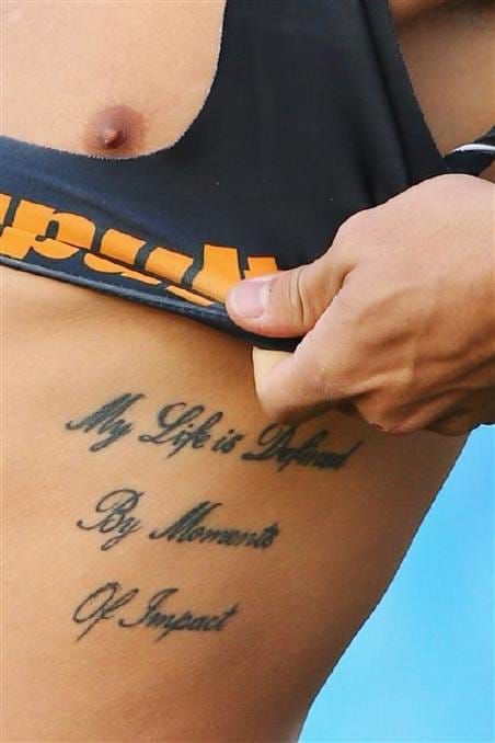 Amazing Sports Photography Of Athlete Tattoos • Tattoodo