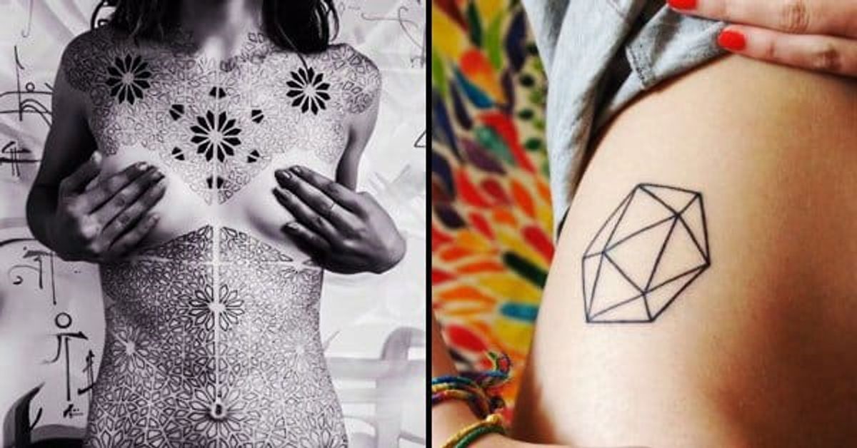 40 Flawless Geometric Tattoos • Tattoodo
