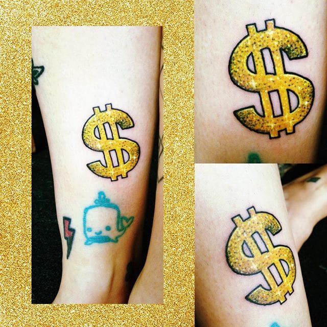 What Does Badass Dollar Sign Tattoo Mean? - Psycho Tats