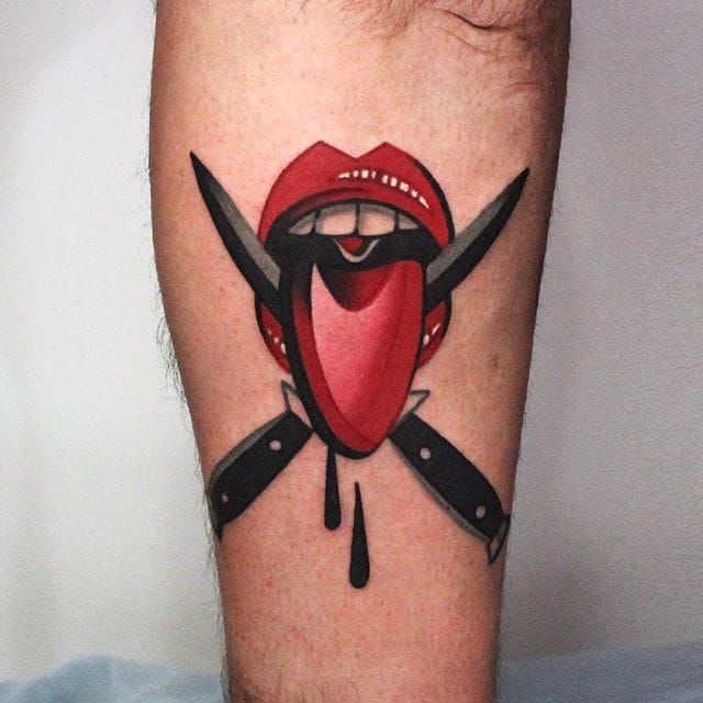 Black and Red Tattoos  World Tattoo Gallery