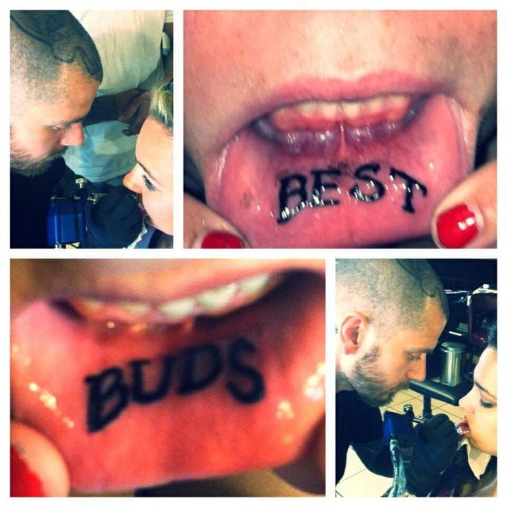 Best Buds Tat  Matching couple tattoos Beautiful tattoos Tattoos