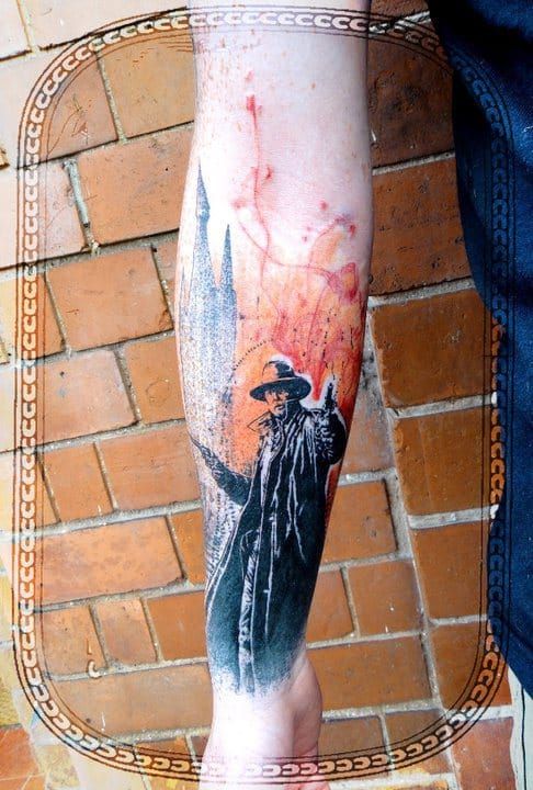Artist Porkymartinez on instagram  Dark tower tattoo Stephen king tattoos  Phoenix tattoo design
