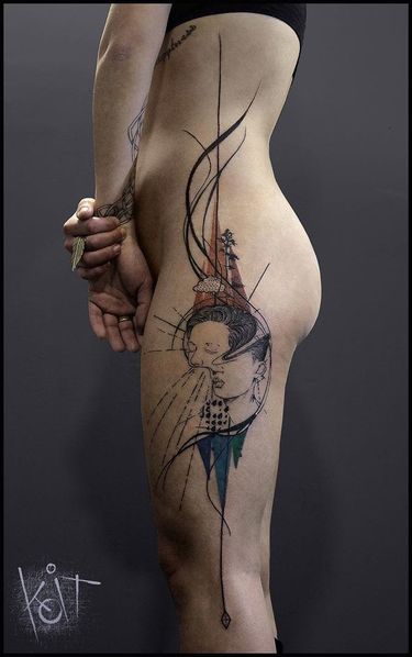 Inventive Surreal Tattoos By Koit