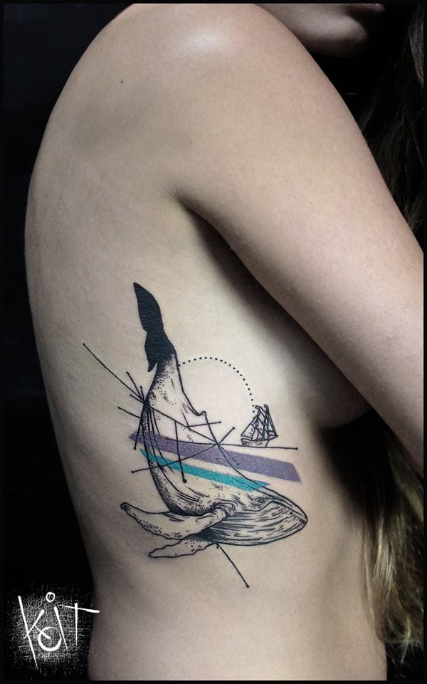 Superb... #whaletattoos #Koit #graphictattoos