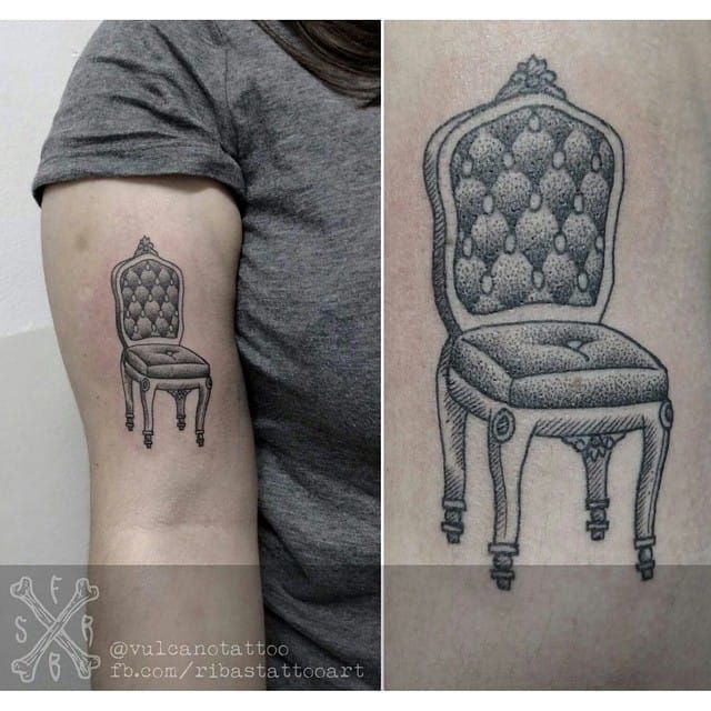 OnPoint Tattoos  Chair drawing Art chair Rocking chair