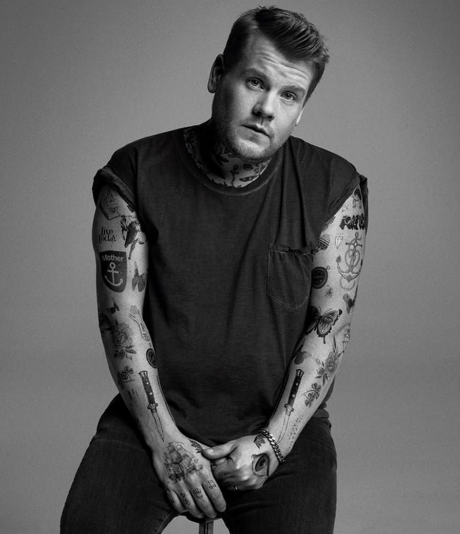 Harry Styles gets new ink after playing Tattoo Roulette with James Corden   ITV News