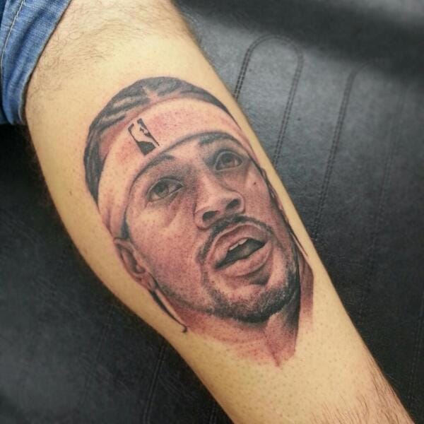 Realistic Portrait Tattoos of NBA Icons • Tattoodo Realistic Portrait Tattoos of NBA Icons • Tattoodo
