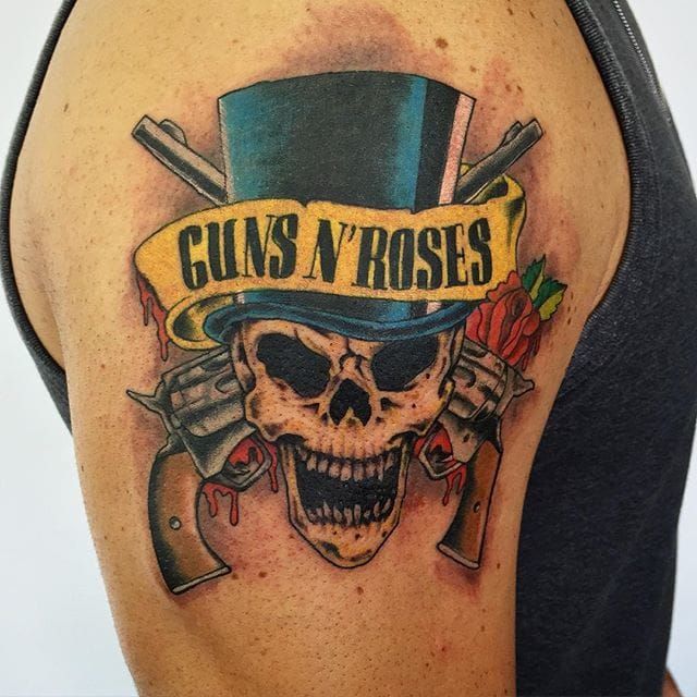 Guns N Roses  But everything weve ever knowns here I never wanted it  to die TatTuesday GNRTattoo From Davy M  Facebook