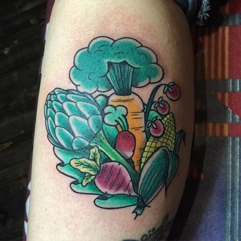 These 14 Vegetable Tattoos Will Make You Check Your Diet • Tattoodo